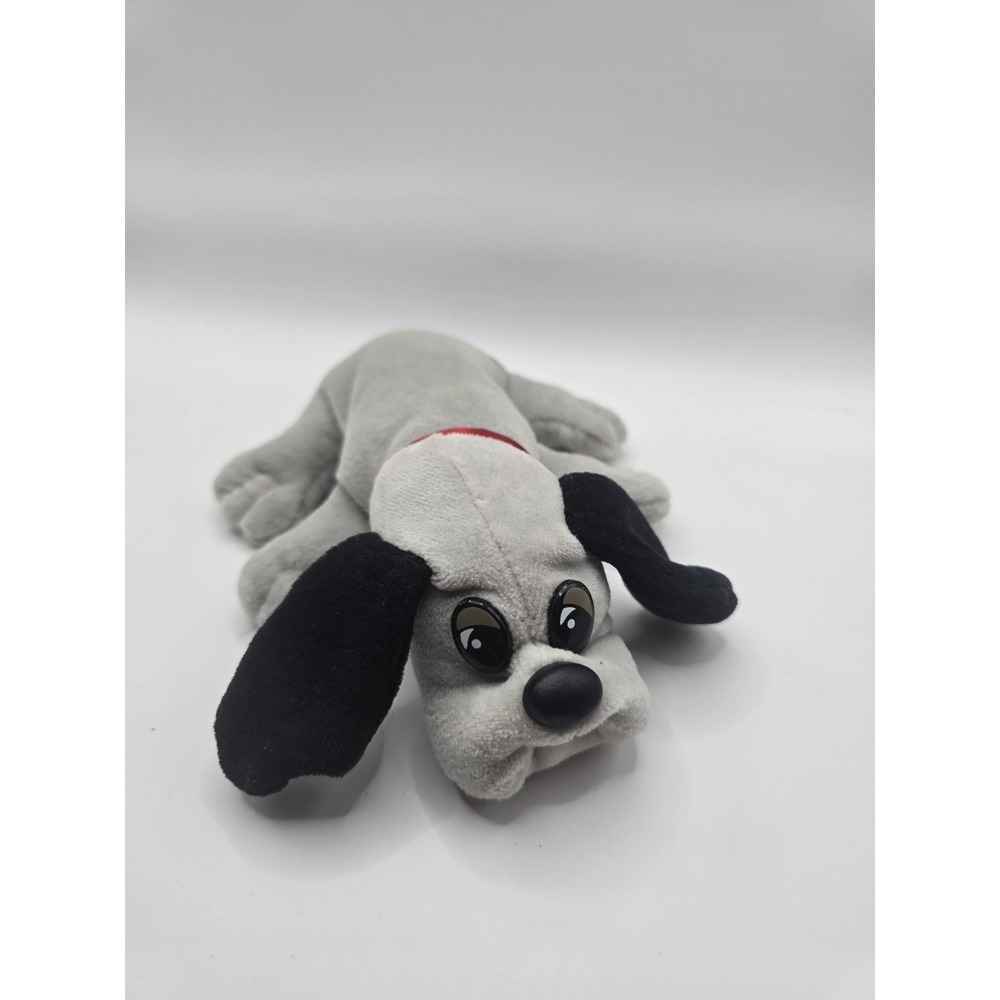 Vintage 1986 Tonka Pound Puppy Gray Black  7"